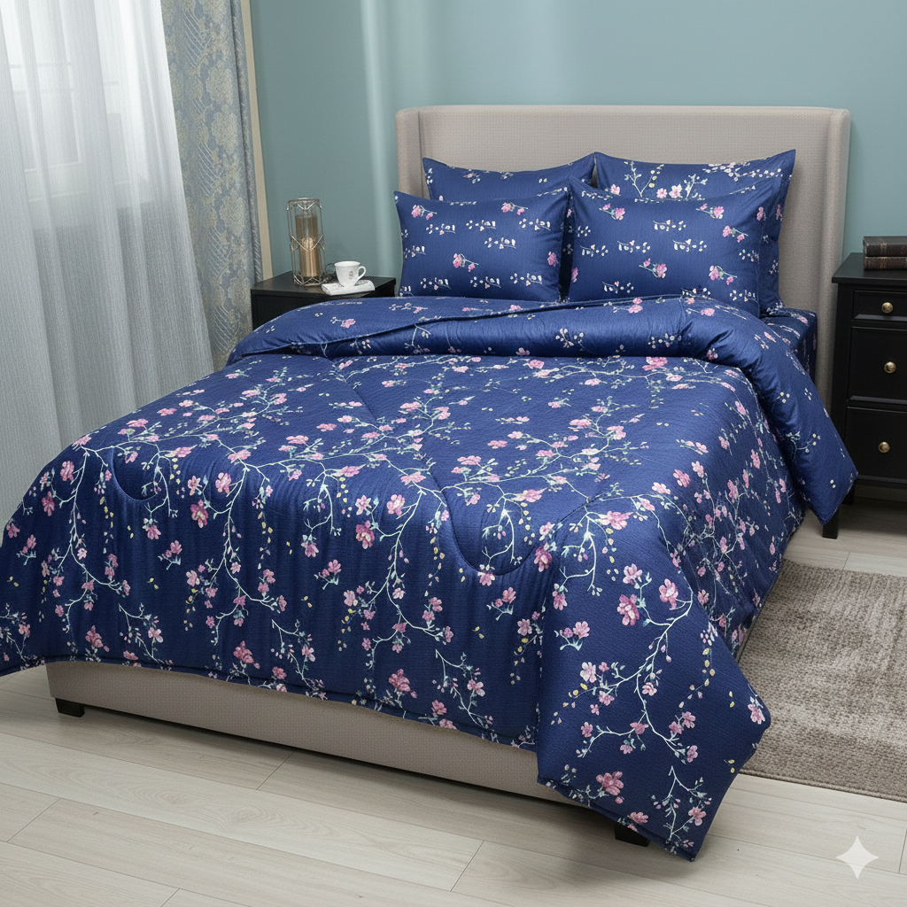 Printed 6 Pcs Vickie Razai Set