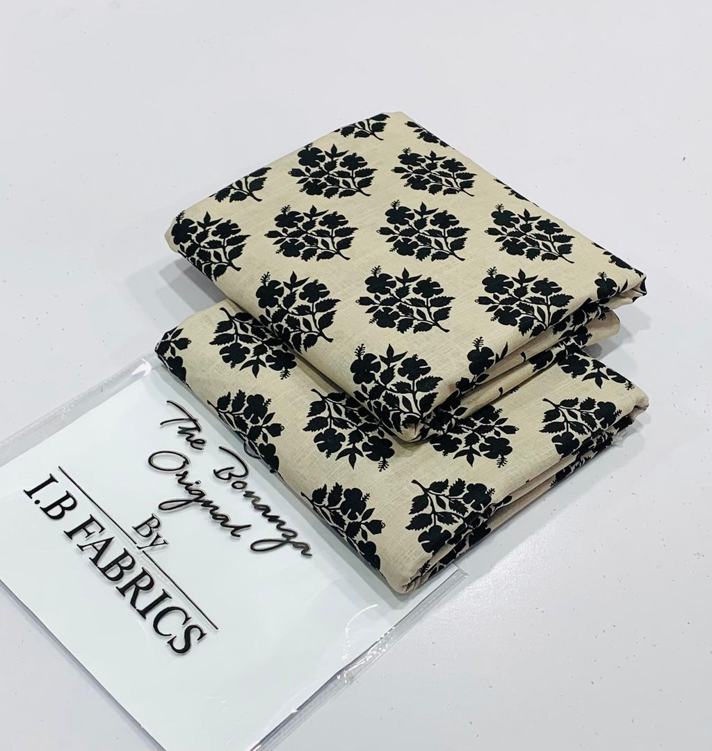 NEW COLLECTION . BONANZA 2PC KHADDER ALLOVER SHIRT