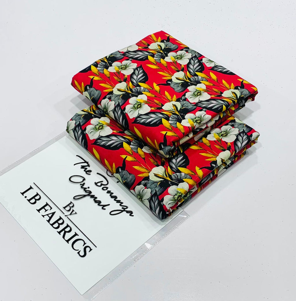 NEW COLLECTION . BONANZA 2PC KHADDER ALLOVER SHIRT