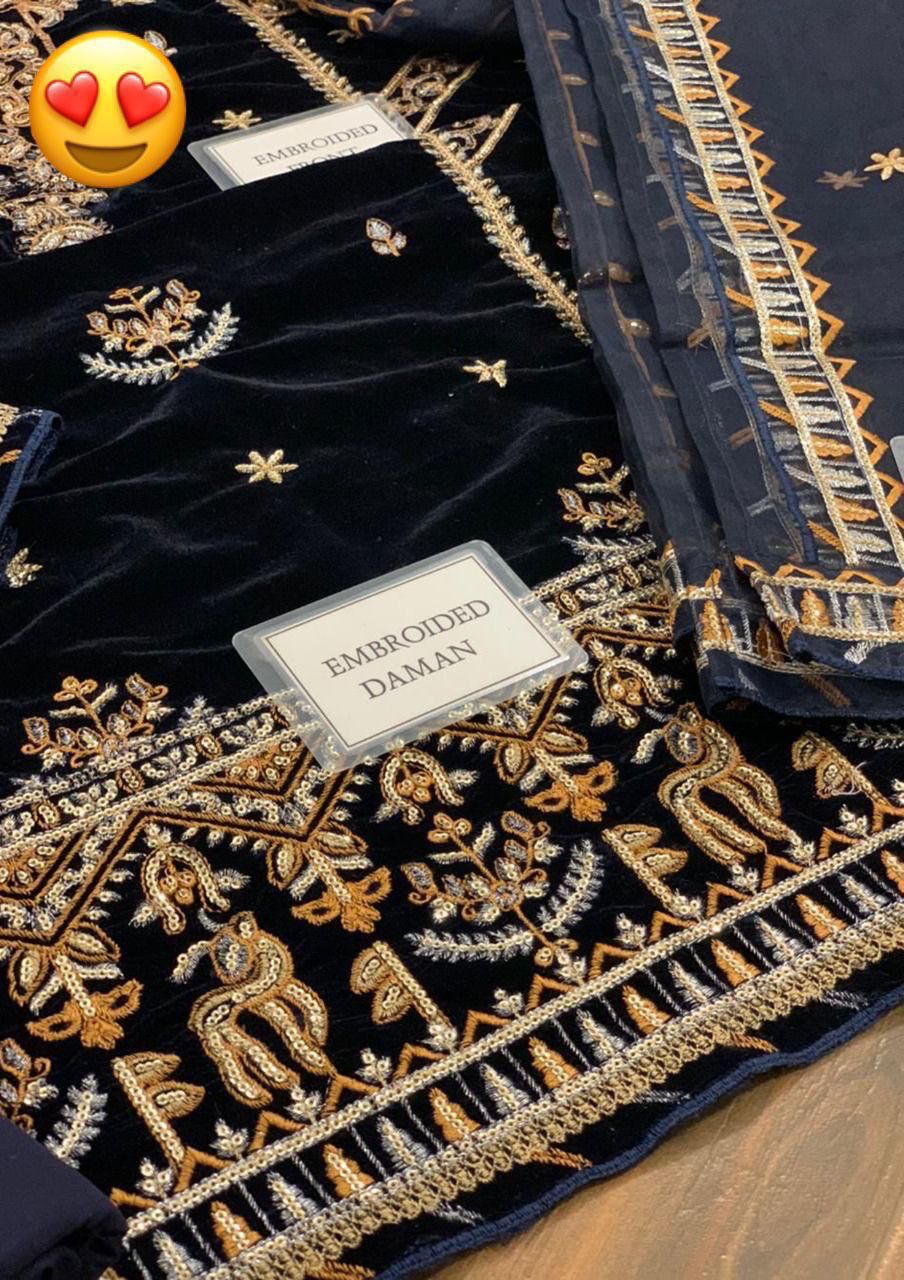 The Ayeza Edit | Makhmal - Royal Velvet Collection" by Asim Jofa.